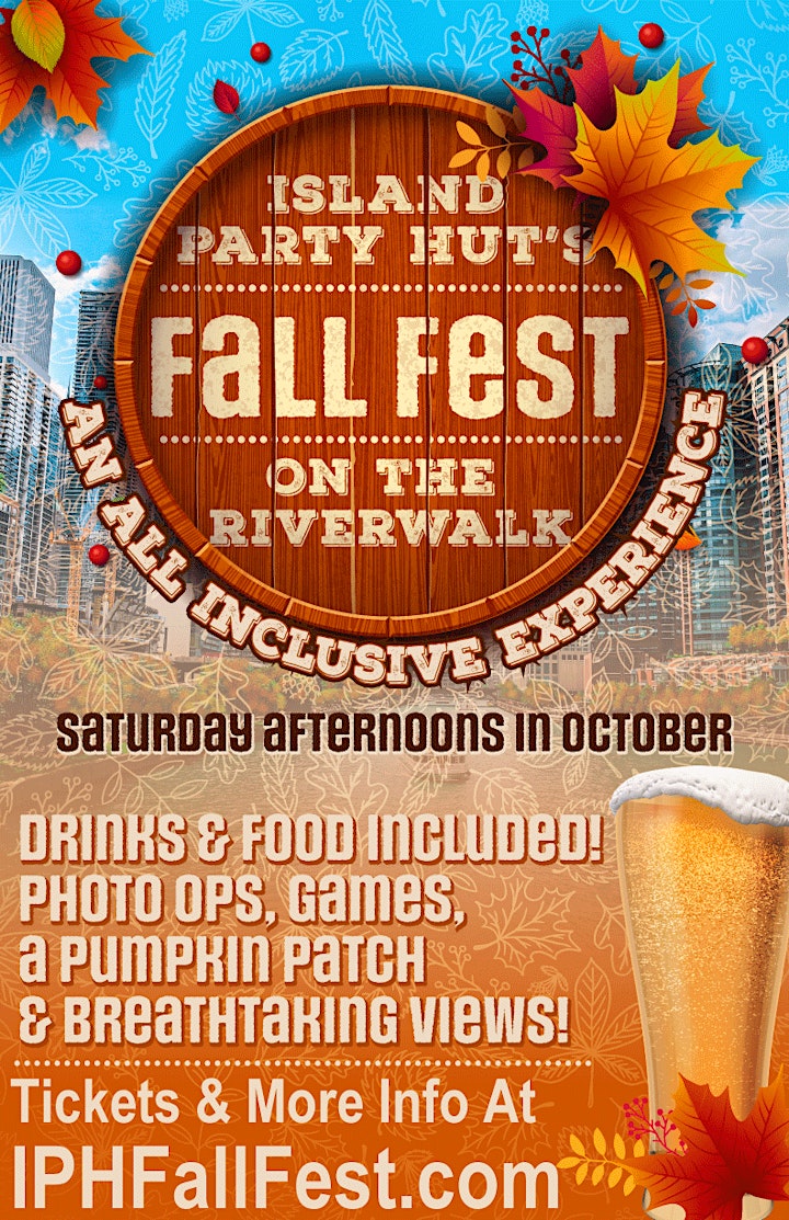 Island Party Hut's Fall Fest on The Riverwalk - All Inclusive Experience image