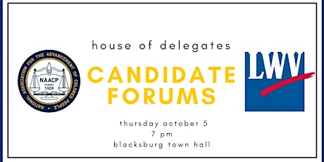 House of Delegates Candidate Forum primary image
