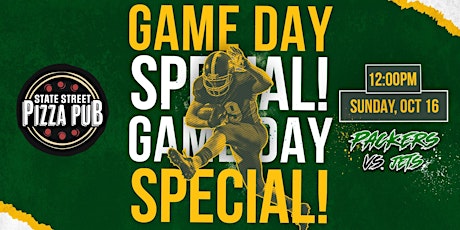 Packers Watch Party at State Street Pizza Pub