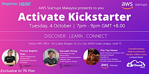 AWS Startups Malaysia - Activate Kickstarter event