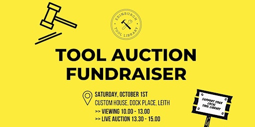 Tool Auction & Yard Sale Fundraiser for ETL  -  Cheap tools!