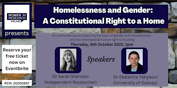 Homelessness and Gender: a Constitutional Right to a Home