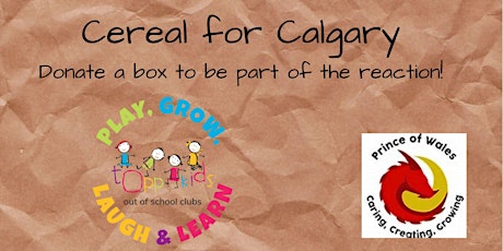 Cereal for Calgary! Cereal Dominos Food Drive