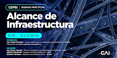 #Charlas CEPSI: "Alcance de Infraestructura"