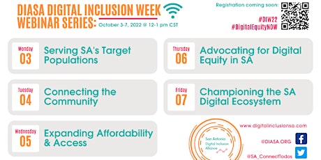 Digital Inclusion Week 2022-Webinar Series-Connecting our Community
