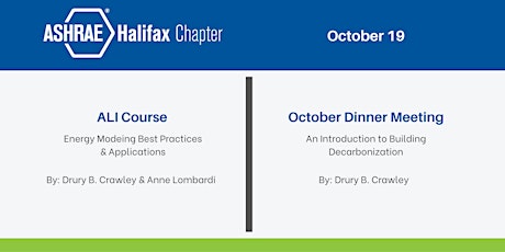 Energy Modeling Course and/or Decarbonization Dinner Meeting