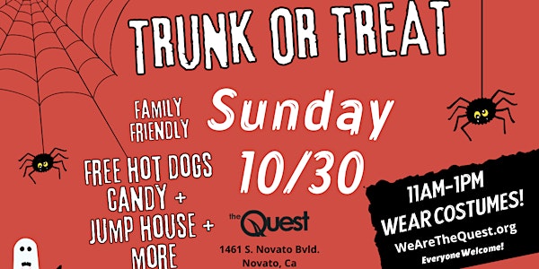 Trunk or Treat hosted by The Quest Novato
