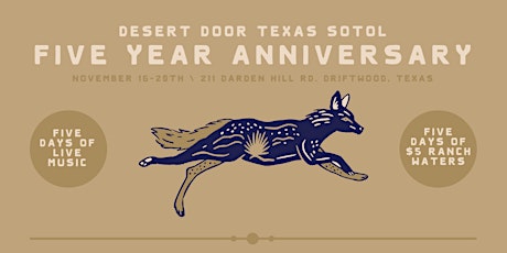 Desert Door 5th Anniversary Party