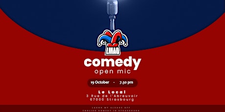 LMAO October English standup comedy open mic