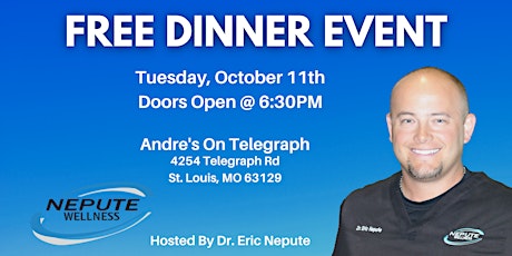 FREE St. Louis "Beat Pain Naturally" Dinner Event Hosted By Dr. Eric Nepute