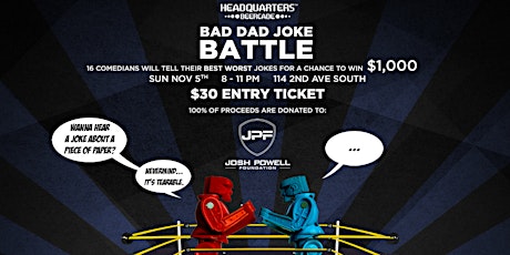 Bad Dad Joke Battle to benefit the Josh Powell Foundation primary image