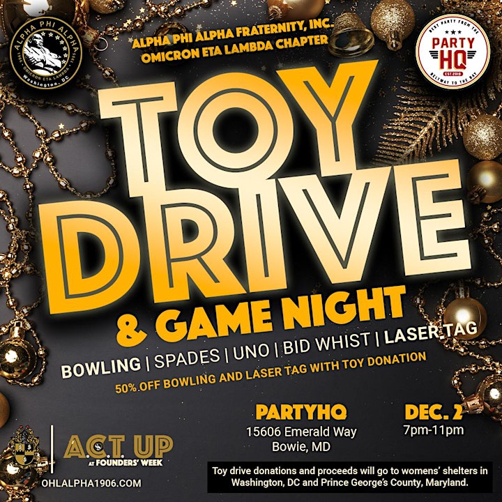 Toy Drive and Game Night image