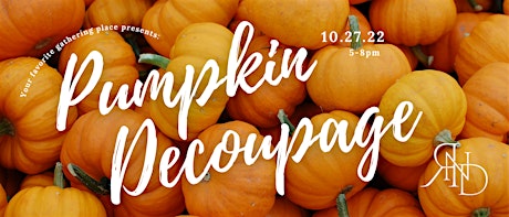 Pumpkin Decoupage