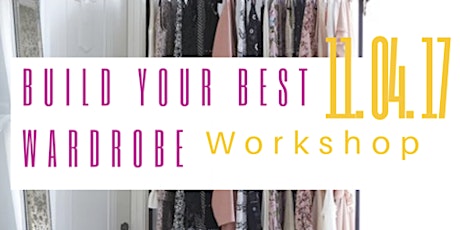 Imagen principal de Build Your Best Wardrobe Workshop