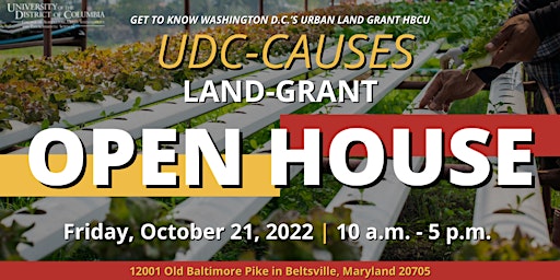 UDC-CAUSES Land-grant  Open House