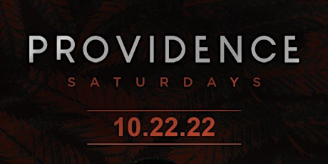 Providence Saturdays with DJ Hvff 10/22/22