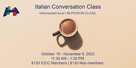 Italian Conversation Class - Intermediate Level