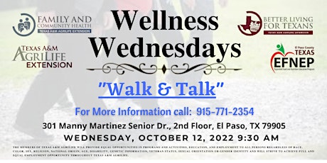 Wellness Wednesday- Walk & Talk