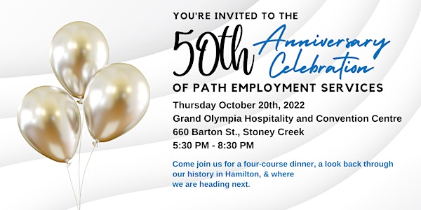 PATH Employment Services' 50th Anniversary