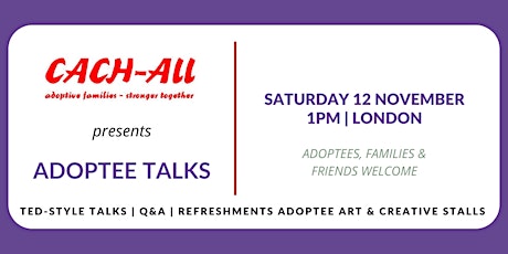 CACH-All Adoptee Talks | London