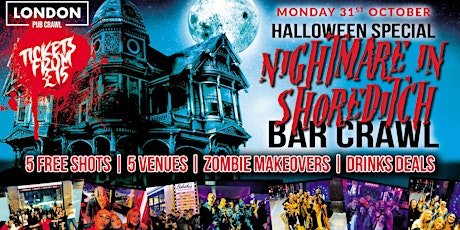 Nightmare in Shoreditch // London's Biggest Halloween Bar Crawl