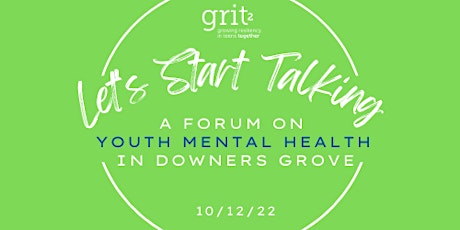 grit2 Community Forum on Youth Mental Health
