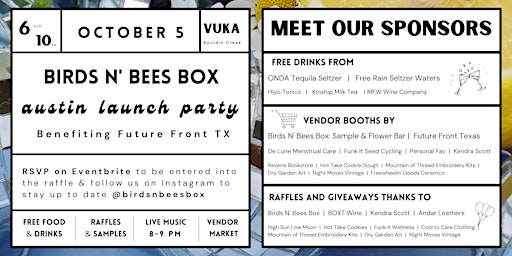 Birds N' Bees Box Launch Party!