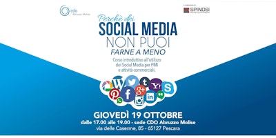 Perché dei SOCIAL MEDIA NON PUOI FARNE A MENO Perché dei SOCIAL MEDIA NON PUOI FARNE A MENO