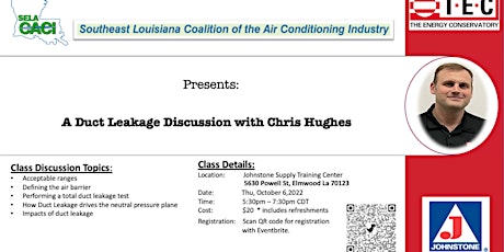 "A Duct Leakage Discussion with Chris Hughes"