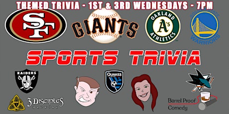 1st & 3rd Wednesday Trivia - All About Sports!