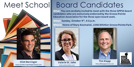 Meet GPPSS Board Candidates Endorsed By The Grosse Pointe Education Assoc.