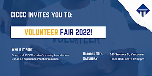 Volunteer Fair | CICCC 2022