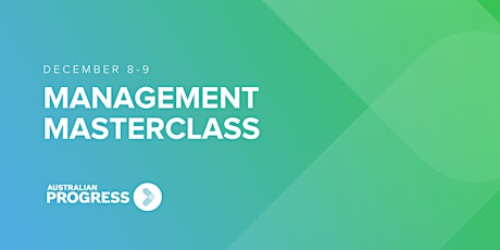 Management Masterclass | December 8 - 9 | SOLD OUT primary image