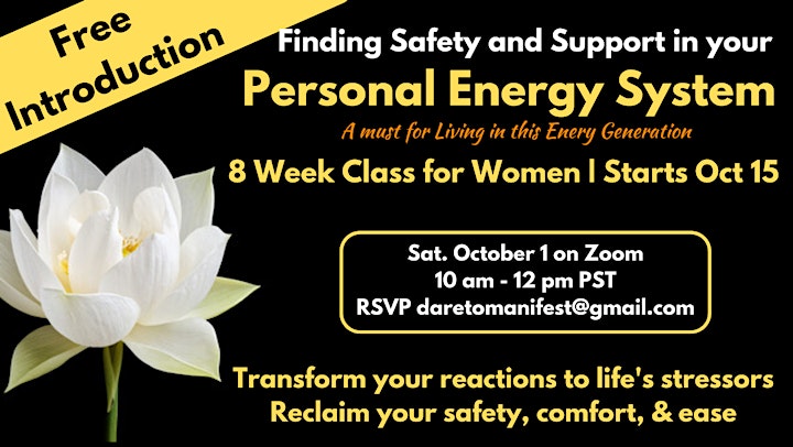 ★ Free Intro ★ Finding Safety in Your Personal Energy System ★ image