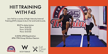 HIIT Training with F45 Old Town Scottsdale (11/10)