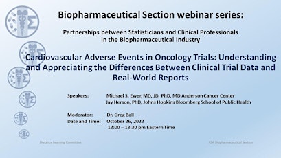 BIOP webinar series: Cardiovascular Adverse Events in Oncology Trials