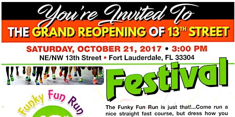 The 13 Street Grand re-Opening--FUNKY FUN RUN -- & Save a Sato Fund Raiser primary image