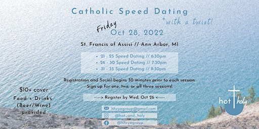 Catholic Young Adult Speed Dating (with a twist!)