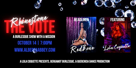 RHINESTONE THE VOTE!  A Burlesque Show with a Mission