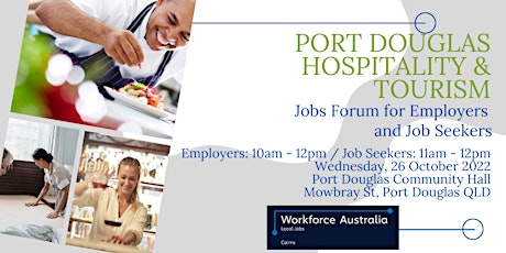 Port Douglas Hospitality & Tourism Jobs Forum primary image
