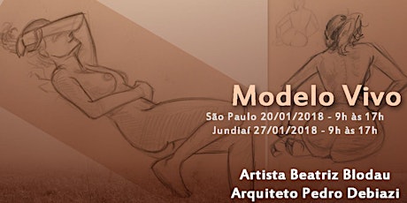 Imagem principal do evento Desenho de Modelo Vivo com Beatriz Blodau e Pedro Debiazi