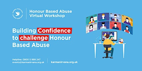 Building Confidence to Challenge Honour Based Abuse primary image