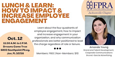 Lunch & Learn: How You Can Impact and Increase Employee Engagement