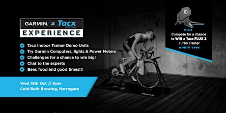 FREE - GARMIN x TACX Experience -  Yorkshire primary image