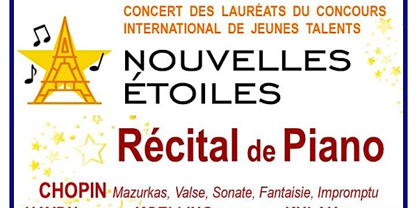 Récital  de Piano par les Lauréats du Concours International "Nouvelles Eto