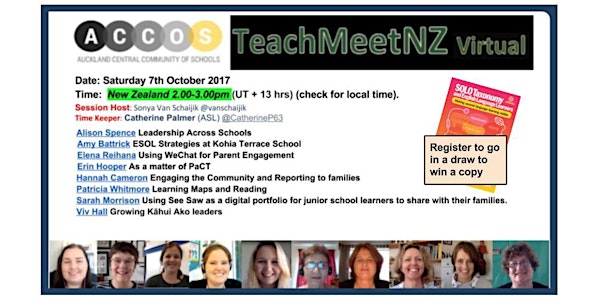TeachMeetNZ meets ACCoS Kāhui Ako