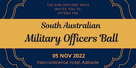 2022 South Australian Military Officers Ball primary image