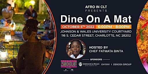 "DINE ON A MAT" IS COMING TO CHARLOTTE!!!