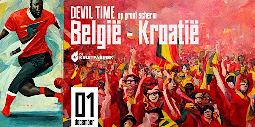 Duivels gekte op groot scherm:  België - Kroatië