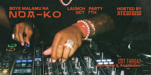 NDA-KO Launch Party curated by STEWWW Soundsystem